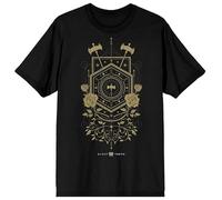 Sleep Token Emergence Homme T-Shirt Manches Courtes Noir L 100% Coton Regular/Coupe Standard
