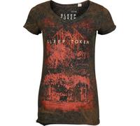 Sleep Token Even in Arcadia Femme T-Shirt Manches Courtes Rouille 100% Coton Regular/Coupe Standard