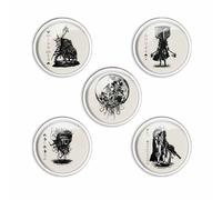 Sleep Token Vessel Mask Unisexe Badge multicolore Métal