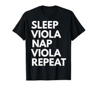 Sleep Viola Nap Repeat Drôle Musicien Violiste T-Shirt Graphique avec Valeur