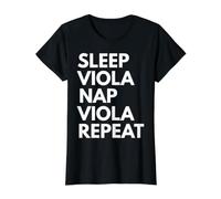 Sleep Viola Nap Repeat Drôle Musicien Violiste T-Shirt Graphique avec Valeur