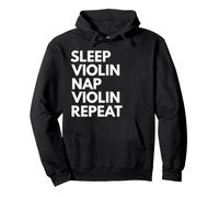 Sleep Violon Nap Repeat Drôle Musicien Violoniste Sweat à Capuche