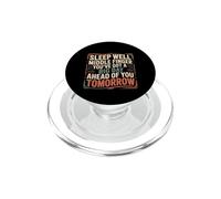 Sleep Well Middle Finger Big Day Tomorrow - PopSockets PopGrip pour MagSafe