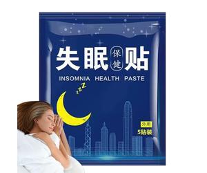 Sleep Well Patch - Lot de 5 patchs de sommeil calme de 0,5 cm, patch endormi durable toute la nuit, soutien un sommeil réparateur | Aide au sommeil pour homme et femme - Patchs de rêve de relaxation