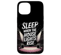 Sleep When The House Light Rise Musique Punk Rock Coque pour iPhone 15