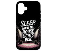 Sleep When The House Light Rise Musique Punk Rock Coque pour iPhone 16