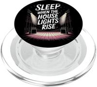 Sleep When The House Light Rise Musique Punk Rock PopSockets PopGrip pour MagSafe