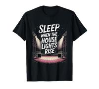 Sleep When The House Light Rise Musique Punk Rock T-Shirt