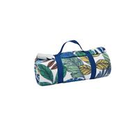 Sleepdown Couverture de Pique-Nique en Polaire Tropicale Douce Portable Pliable Tapis de Pique-Nique Plage Parc Camping randonnée Jardin avec poignée - 135 cm x 150 cm - Multicolore, 5056557502998