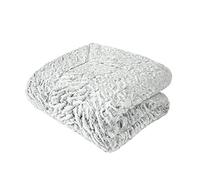 Sleepdown Couvre-lit de Luxe en Fausse Fourrure Gris Anthracite Super Doux et Chaud - 150 cm x 200 cm