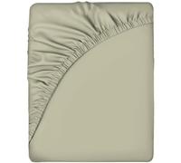 Sleepdown Drap-Housse Super Doux et Confortable en Polycoton Facile d'entretien, 25 cm de Profondeur, Infroissable, Ivoire - King Size