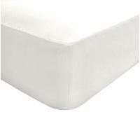 Sleepdown Drap-Housse très Profond en Polycoton, Blanc, Super King Size