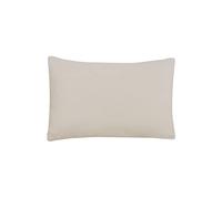 Sleepdown Lot de 2 taies d'oreiller 100% Bambou - Housses de Coussin luxueuses Super Douces de qualité hôtelière, Tissu Respirant, Couleur Unie, Naturel, 48 x 74 cm