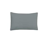 Sleepdown Lot de 2 taies d'oreiller 100% Bambou - Housses de Coussin luxueuses Super Douces de qualité hôtelière, Tissu Respirant uni - Anthracite - 48 x 74 cm
