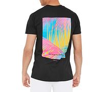 Sleepdown Mens Love Island Thirst Trap Tropical Back Print Tshirt (XL, Black) T-Shirt, Homme