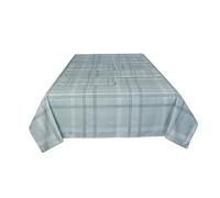 Sleepdown Nappe décorative 100% Coton Demi-Panama pour Table de Salle à Manger - Durable et résistante aux Taches - Vert - 137 x 229 cm