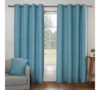 Sleepdown Rideaux doublés à œillets texturés imprimés pour Chambre à Coucher et Salon 117 x 183 cm - 2 Panneaux