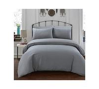 Sleepdown Waffle Grey Une_Place, Coton, Gris, Simple