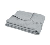 Sleepdown Zig Zag Couvre-lit touffeté Super Doux, Chaud et Confortable Gris 200 x 150 cm