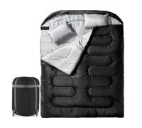 Sleeping Bag, Double Person Design, 59.06x86in Warm Blanket Mat Sack, Cold Weather Camping Gear, Soft Insulated Support for Travel, Backpacking, Hiking, Winter, Summer, Adventure Use