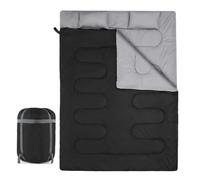Sleeping Bag for 2 People, Lightweight Warmth Sack for Backpacking Hiking Camping, Convertible Blanket Mat, Perfect for Winter Travel Outdoor Adventures, Easy to Clean, 59.06x86.61 in