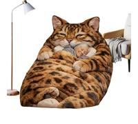 Sleeping Bag - Warm 175x80cm Cute Cat Design, Washable Plush Sleeping Bags for Adults Cold Weather | Soft Indoor Rest Sack for Living Room Bedroom | Comfortable Nap Wrap for Dorm Apartment Hotel House