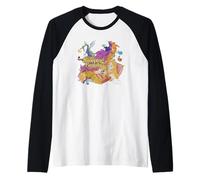 Sleeping Beauty Retro Movie Poster Manche Raglan