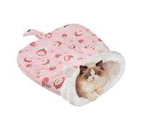 Sleeping Cat Bag - Easy Clean Kitten Sack, Pet Sleeping Pouch with Washable Design, Textile Soft Cat Nest, Enclosed Pet Bed, Small Animal Resting Place for Indoor Outdoor Living Room Bedroom