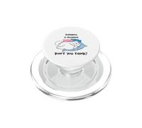 Sleeping is Fantastic Lazy Cat Chaton procrastinant PopSockets PopGrip pour MagSafe