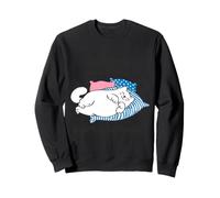 Sleeping is Fantastic Lazy Cat Chaton procrastinant Sweatshirt