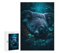 Sleeping Koala in Rainforest Puzzle 1000 Pièces Educa Jouet en Bois Cadeau Unique Décoration Intérieure Jeu Éducatif Challenge Toy Adultes Et Enfants À Partir De 14 Ans 300 PCS