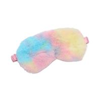 Sleeping Mask Blindfold Soft Plush Eye Masks Cute Love Cloud Cover Eyepatch Nap Health(Colored Yellow)