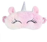 Sleeping Mask Ladies Sleeping Masks Plush Cute Unicorn Eye Mask Breathable Travel Night And Nap