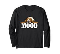 Sleeping Pajama Mood Basset Hound Lover Manche Longue