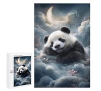 Sleeping Panda in Clouds Puzzle 1000 Pièces Educa Jouet en Bois Cadeau Unique Décoration Intérieure Jeu Éducatif Challenge Toy Adultes Et Enfants À Partir De 14 Ans 1000 PCS