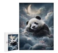 Sleeping Panda in Clouds Puzzle 1000 Pièces Educa Jouet en Bois Cadeau Unique Décoration Intérieure Jeu Éducatif Challenge Toy Adultes Et Enfants À Partir De 14 Ans 500 PCS