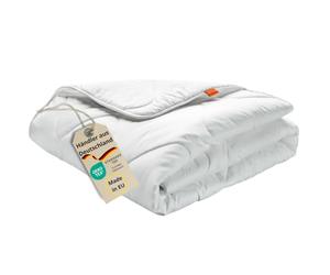 sleepling 190041 Couette d'hiver Chaude (replissage 1.520 GR.), 100% Microfibre, 200 x 200 cm, Blanc