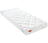 sleepling 192798 surmatelas | protège-Matelas | Couvre Matelas en Microfibre | Made in EU | Ökotex 100 | Lavable 60 degrés | 4 Bandes d'angle élastiques | 90 x 200 cm, Blanc