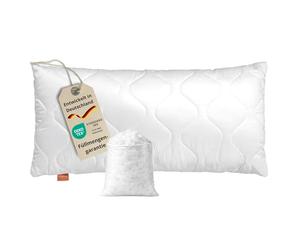 sleepling 195864 Komfort 100 Oreiller| Oeko-Tex, Lavable à 60 degrés, fabriqué en EU, Garantie de Remplissage, Garantie de Taille, 40 x 70 cm, Blanc