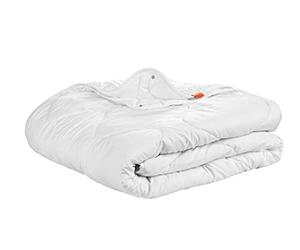 sleepling 196276 Couette 4 Saisons pour Toute l'année (Remplissage 1.095 + 1.800 GR.), 100% Microfibre, 240 x 260 cm, Blanc
