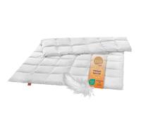 sleepling 197556 Couette en Plumes - 100% Coton - Plumes - Classe 1 I Nomite - Certifié Ökotex - Lavable à 60 °C - Fabriqué en UE - 135 x 200 cm - Blanc