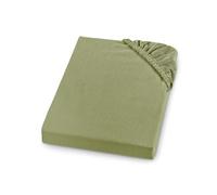 sleepling Comfort bébé Drap-Housse en Flanelle Douce | fabriqué en Allemagne | 100% Coton | pour Les Matelas d’Une Hauteur maximale de 23 cm | avec Bande élastique intégrale | 200 x 200, Vert Citron