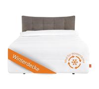 sleepling Couette à économie d'énergie 135 x 200 cm - Couverture d'hiver ultra chaude avec poids de rembourrage de 1 685 g - Couette d'hiver extra chaude - 100 % microfibre - Certifié Ökotex - Lavable