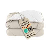 sleepling Couette sans housse 155 x 220, couverture, blanc/sable, EasySleep | Couette toutes saisons - 155 x 220 cm - Réversible - Lavable - 100 % coton