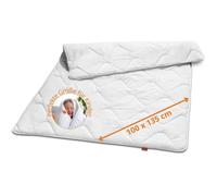 sleepling 197183 Couette d’été Ultra-légère pour Enfants (Remplissage 125 GR.), 100% Microfibre, 100 x 135 cm, Blanc
