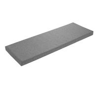 sleepling Coussin de banc gris clair - 150 x 40 cm - Lavable - Dessous antidérapant - Fabriqué dans l'UE