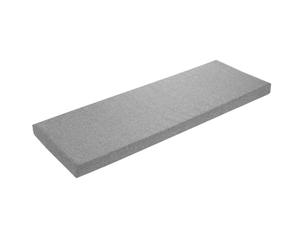sleepling Coussin de banc gris clair - 150 x 40 cm - Lavable - Dessous antidérapant - Fabriqué dans l'UE