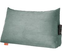 sleepling - Coussin dorsal aspect velours côtelé, largeur 70 cm, avec compartiment latéral, coussin cunéiforme pour lit et canapé, turquoise