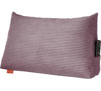 sleepling - Coussin dorsal aspect velours côtelé, largeur 70 cm, avec compartiment latéral, coussin en forme de coin pour lit et canapé, vieux rose