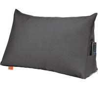 sleepling - Coussin dorsal, coussin cunéiforme pour lit et canapé, largeur 70cm, gris foncé, coussin lombaire, coussin de lecture